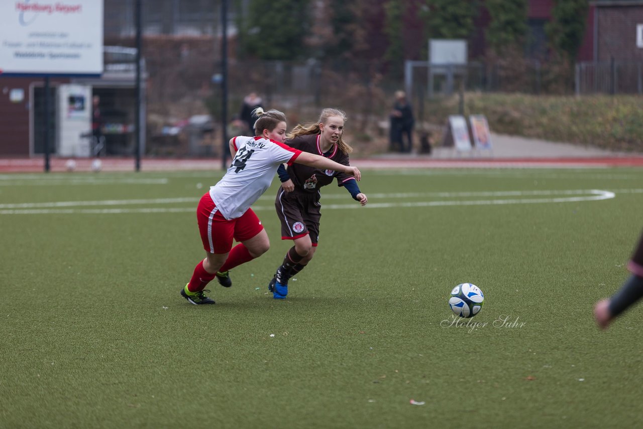 Bild 429 - B-Juniorinnen Walddoerfer - St.Pauli : Ergebnis: 4:1